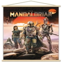 Star Wars: Mandalorian - Grupni zidni poster, 14.725 22.375
