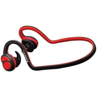 Fisher Fle bežične slušalice fleksibilna traka za glavu kriva Comfort Fit ugrađena u Mic-Red