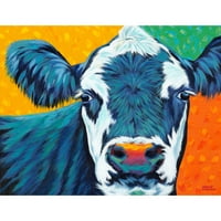 Marmont Hill seoska krava i slika Print na omotanom platnu
