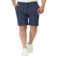 Jedinstvene ponude muške ljetne karirane kratke hlače s uskim Krojem kratke hlače
