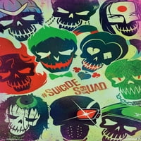 Kino stripova - Squad samoubistva - lica zidni poster, 22.375 34