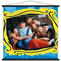 Friends - Grupni zidni poster sa magnetnim okvirom, 22.375 34
