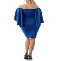 Ella Samani Ženska haljina Plus Size sa ogrtačem