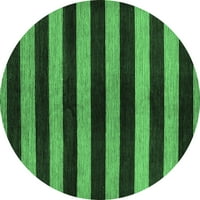 Ahgly Company Zatvoreni Okrugli Orijentalni Smaragdno Zeleni Moderni Tepisi, 7 ' Okrugli