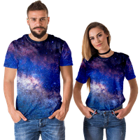 Zvijezde i nebo Štampani Stylest majica T MUŠKA MAJICA T-majica TEE MAJICE Pokloni Kratki rukav 3D 3D