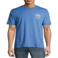 Muška grafička majica sa kratkim rukavima sa slanom vodom Comfort
