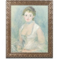 Zaštitni znak Likovna umjetnost Madame Henriot 1876 umjetnost na platnu Pierrea Renoira, Zlatni ukrašeni