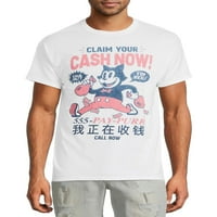 Humor muške i velike muške gotovine sada kratki rukav grafički T-Shirt