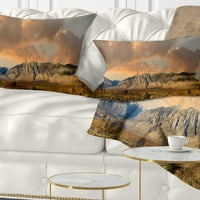 Designart Sierra Nevada planinsko - pejzažni štampani jastuk - 12x20
