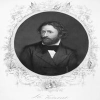 John C. Fremont. Namerički vojnik i istraživač. Čelično graviranje, Amerikanac, 19. vek. Poster Print