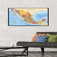Karta-Meksički Zidni Poster, 22.375 34