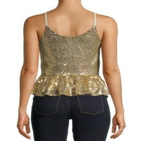 Nema granica Juniorsov peplum Sequin CAMI