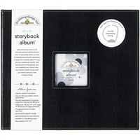 Doodlebug Storybook album 12 X12 Black Black