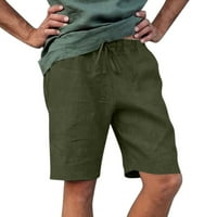 Muške kratke hlače Casual Classic Fit Casual čista boja na otvorenom džepna plaža rad pantalone teretne