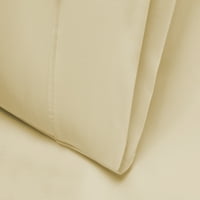 Superior Count Croud Tencel Blend jastučni set, Slonovača, Standard