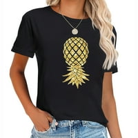Swingers naopako ananas slika Swinger Party ženski vrhovi sa grafičkim Print-Moderan kratki rukav T-Shirt