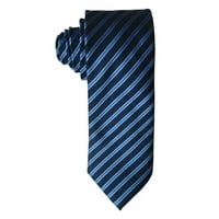 James Cavolini Italija Plava prugasta kravata u tkanoj vratu
