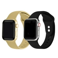 Silikonske zamjenske trake za Apple Watch seriju 1,2,3,4,5,6,7, & se-Size