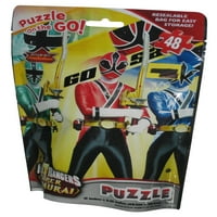 Power Ranger Super Samurai Resialible Bacged Puzzzle u pokretu -