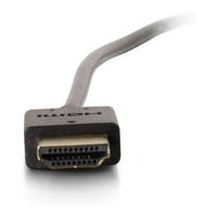 C2G 1ft Ultra fleksibilan HDMI kabl velike brzine sa konektorima niskog profila - 4K 60Hz