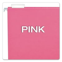 Pendaflex, PFX81609, Esencijalno ružičasta viseća mapa, kutija, ružičasta