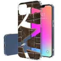 TalkingCase tanka futrola za Apple iPhone Pro, tanka tanka Gel TPU navlaka, štampa sa čokoladicom, mala