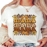 Voguele Women majica Mama Ljetni vrhovi kratki rukav majica DailyAwer TEE boemian pulover stil b s
