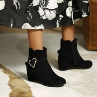 Ženske cipele sa kukama-Chelsea Booties Fringe Boots za žene Božićne vintage zimske čizme za žene Clearence