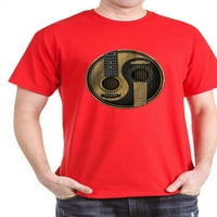 Cafepress - Stare i istrošene akustične gitare Yin Yang majica - pamučna majica