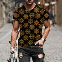 Muška majica Muškarci Jesen Zima Ležerne prilike kratkih rukava 3D tiskane majice Modna gornja bluza