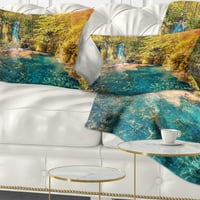 Nacionalni Park Designart Plitvice Lakes-pejzažni štampani jastuk - 12x20