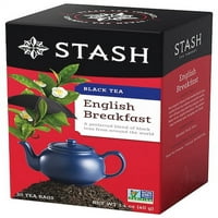 Stash Tea Engleski doručak Crni čaj, CT, 1. oz