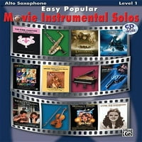 Easy Instrumental Solos: Jednostavan popularni film Instrumental Solos: Alto Sax, Book & CD