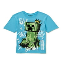 Grafička Majica Za Minecraft Dječake, Veličine 4-18