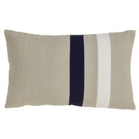 Fannco Styles Luksuzni klasični dizajn panela Mekani pamuk dolje ispunjeni jastuk za bacanje Dual Band