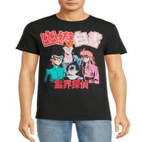 Yu Yu Hakusho muški i veliki muški likovi majice sa grafičkim printom, 2 pakovanja