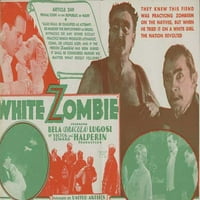 Bijeli zombi filmski poster Print-stavka MOVCJ8796