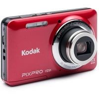 Kodak PIXPRO FZ 16. Megapikselna Kompaktna Kamera, Crvena