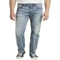 Silver Jeans Co. Muške Eddie opuštene traperice sa suženim nogama veličine struka 28-44