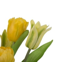 Vickerman 12 umjetni žuto tulip grm