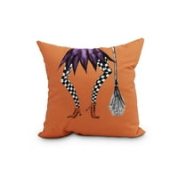 Esmerelda Orange Halloween Ispis Dekorativni jastuk za bacanje