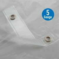 Bliziran za kupanje BLISS Clear Solid Print PVC tuš kabine, 72 70