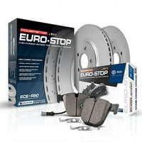 Power Stop Stražnji euro-zaustavljanje ECE-R certificirani kočnica i komplet rotora ESK7899