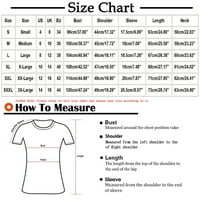 Plus Size Womens Tops Klirens Slatka Mačka Štampana Majica Casual Ljeto Kratki Rukav Okrugli Vrat Tshirt