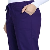 Scrubstar ženske sitne osnovne osnovne potrepštine s rastezljivim vezicama za teretni piling pantalone