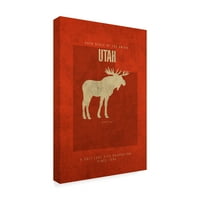 Zaštitni znak likovne umjetnosti' državna životinja Utah ' platno Art od Red Atlas Designs