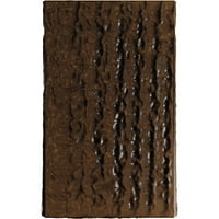Ekena Millwork 4 H 8 D 72 W grubi rezani kamin za drva kamin Mantel Kit W Alamo Corbels, premium stariji