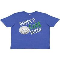 Inktastic Poppy Golf prijatelj sa Golf loptu za mlade T-Shirt