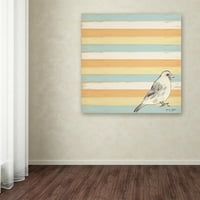 Zaštitni znak likovne umjetnosti' Bird Stripes ' platno Art Tammy Kushnir