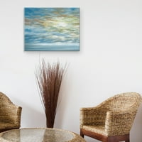 Obalni pejzaž Willowbrook Fine Art umotan platno painting Print